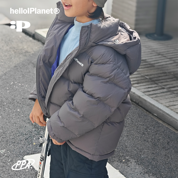 ppapa 面包服三防国标90白鸭绒保暖羽绒服连帽可拆1013065