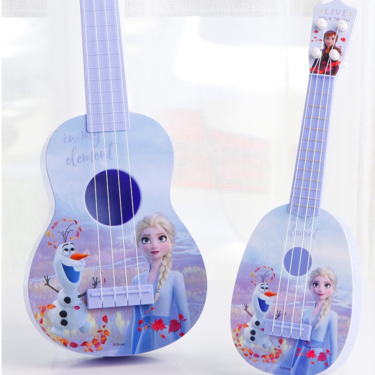 库洛米儿童尤克里里艾莎公主可弹奏乐器冰雪奇缘吉他女孩音乐玩具