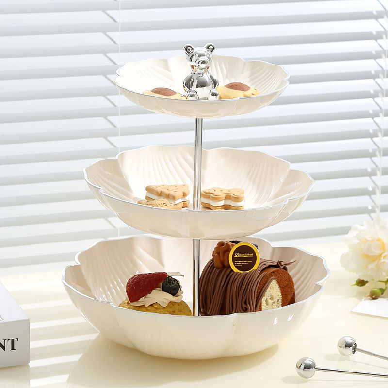 小麓班轻奢果盘家用客厅茶几糖果点心盘摆放零食盘前台水果盘