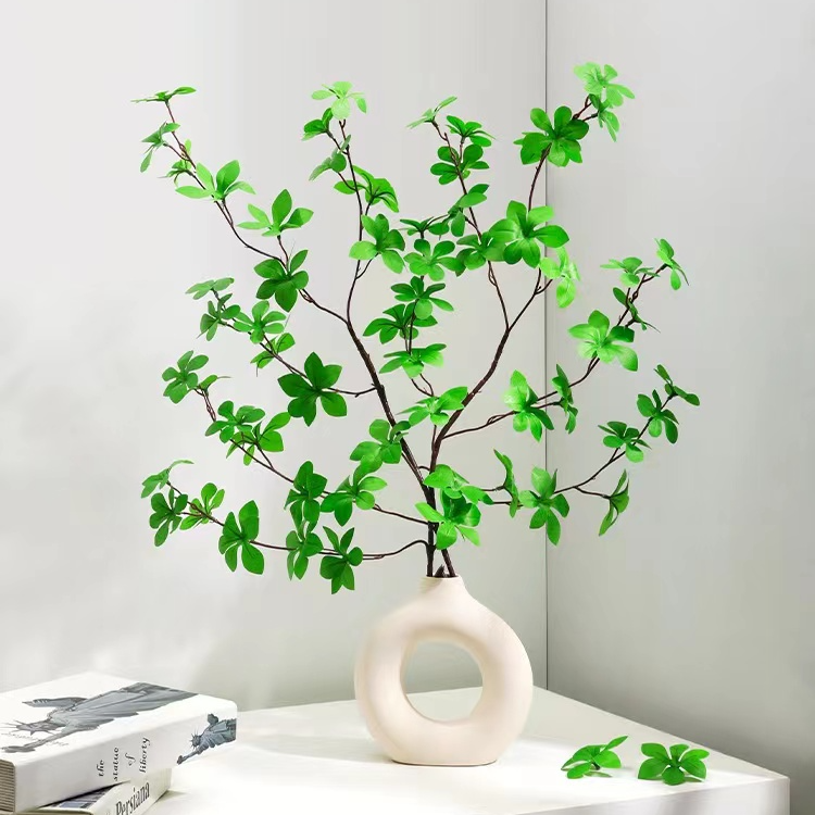 仿真绿植吊钟马醉木植物绿叶客厅餐桌家居桌面装饰品陶瓷花瓶摆件