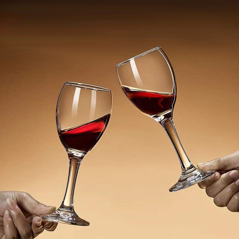 欧式家用加厚无铅玻璃高脚杯红酒杯酒店白酒啤酒杯葡萄酒杯洋酒杯