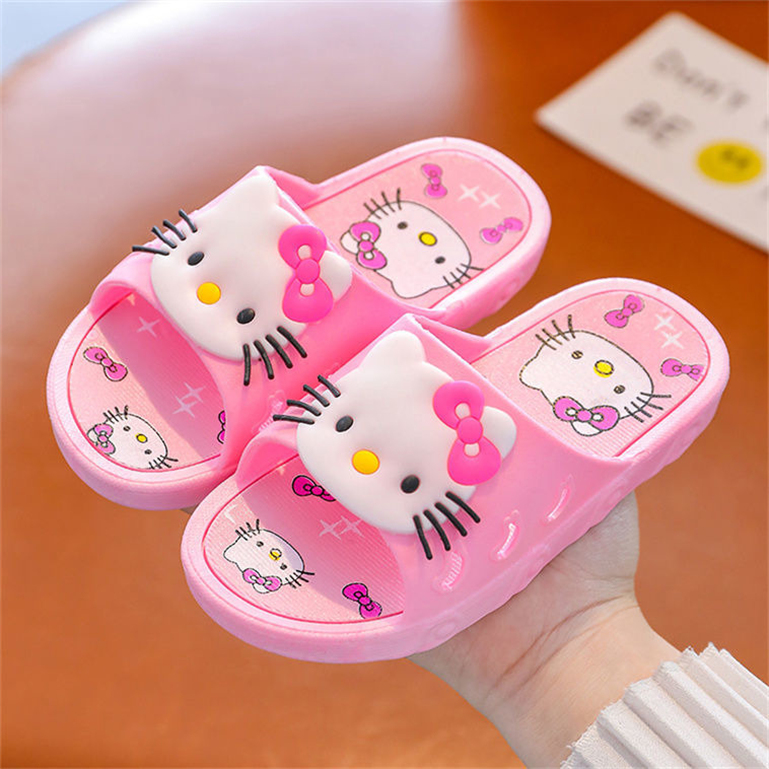 儿童拖鞋女孩男孩居家舒适柔软防滑女童宝宝可爱猫咪卡通夏季新款