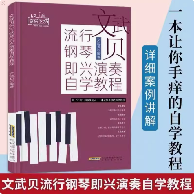 《流行钢琴即兴演奏自学教程》文武贝编著