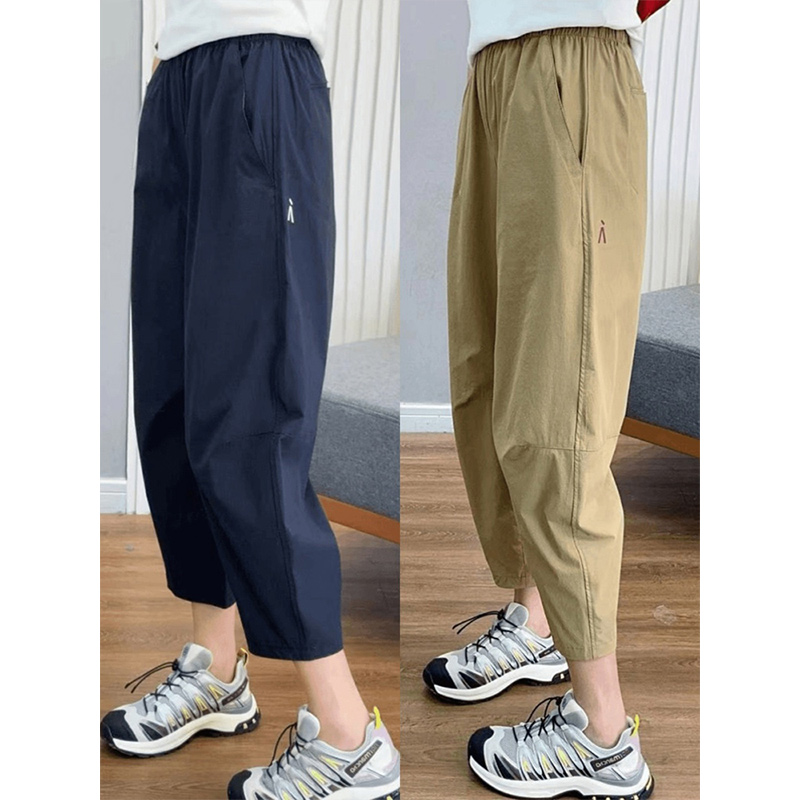 时髦炸街九分裤女2024早秋新款洋气休闲直筒裤小个子上档次萝卜裤