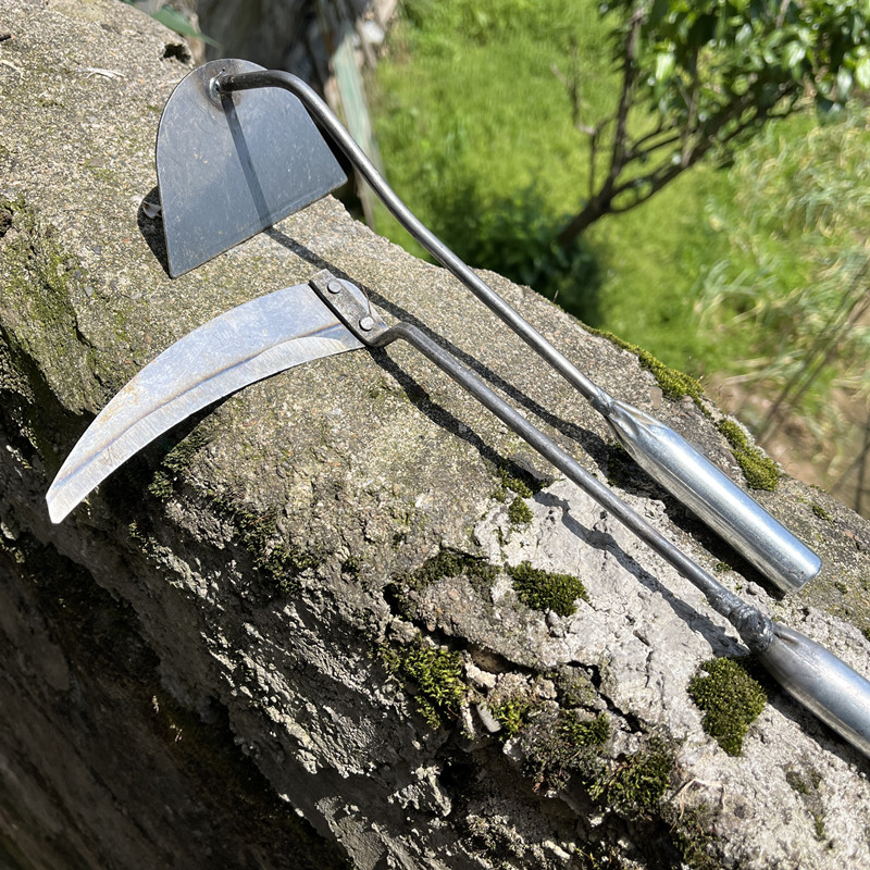 割韭菜镰刀铲子迷你小镰刀割草锄草铲锄地铲割麦镰刀多用途