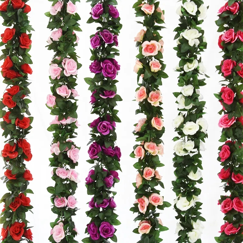 花藤遮挡藤条假花藤蔓仿真花缠绕塑料暖气管空调管子电线室内装饰