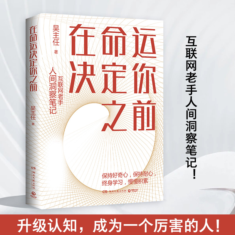 在命运决定你之前（李诞诚挚推荐！互联网老手人间洞察笔记！）