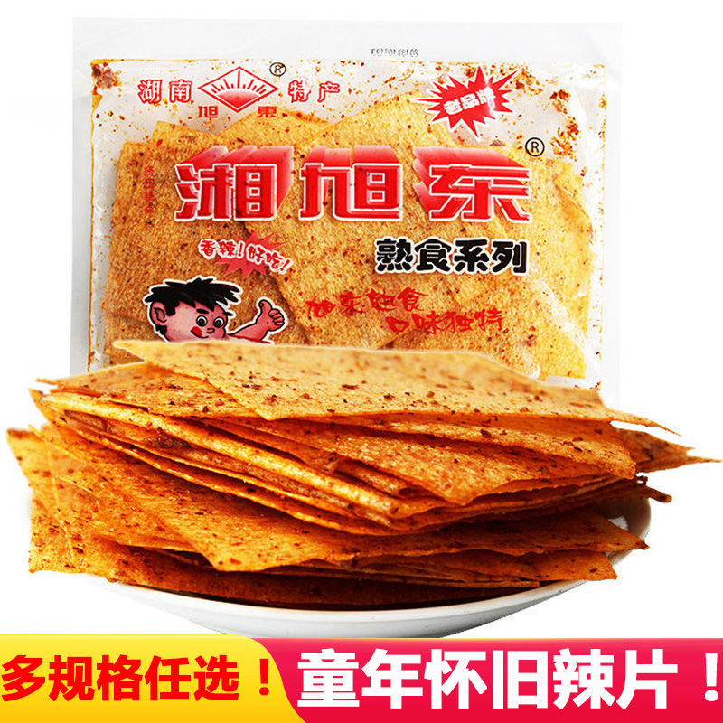 湘旭东麻辣片 12克小包大包  怀旧零食辣条麻辣食品湖南双峰特产