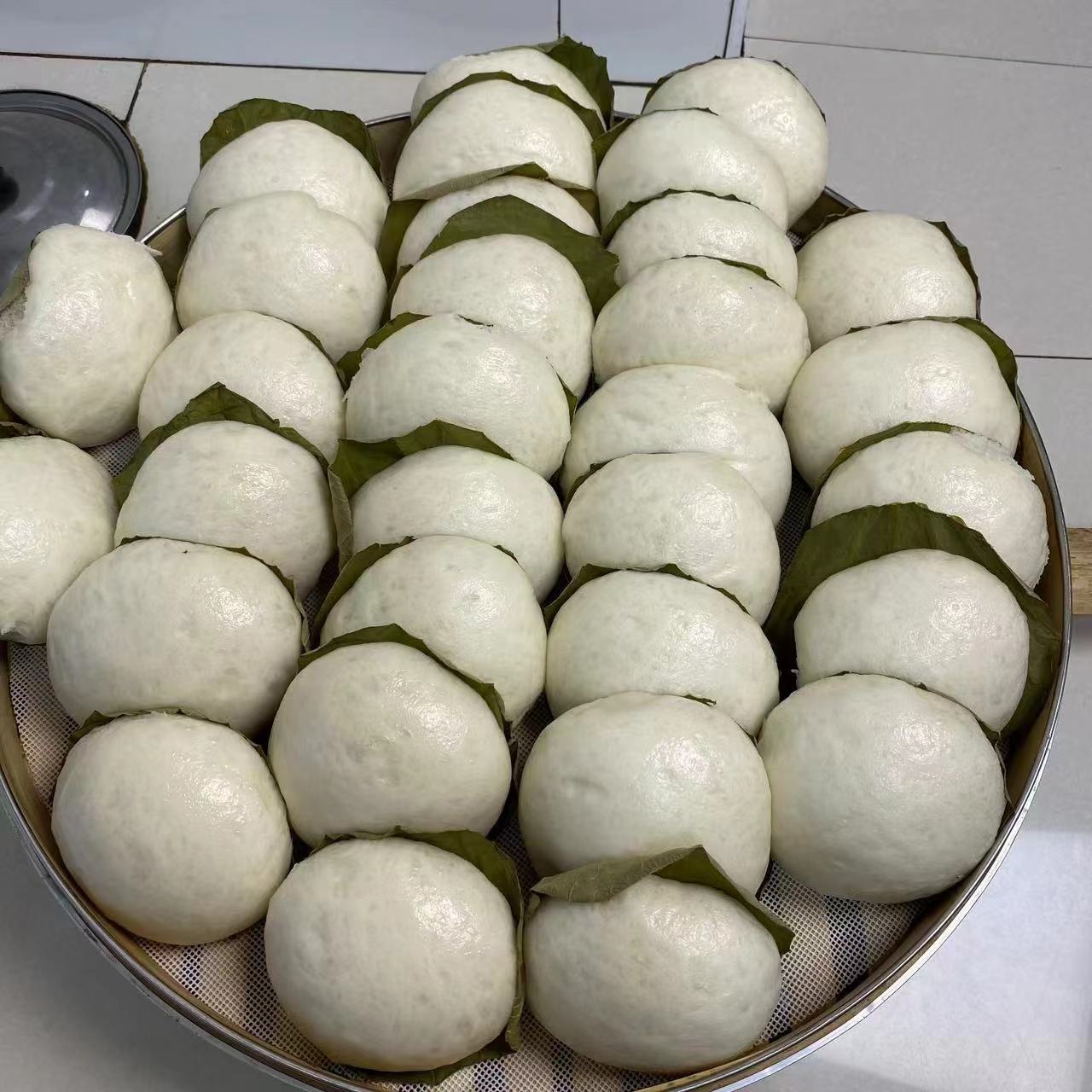 安徽特色手工美食米酒老面发酵荷叶粑小麦粑