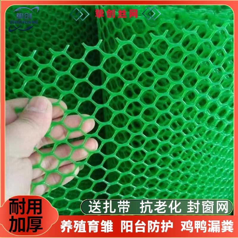 绿色养殖地网养鸡漏粪垫鸽子笼专用底网阳台防护封窗塑料网防坠网