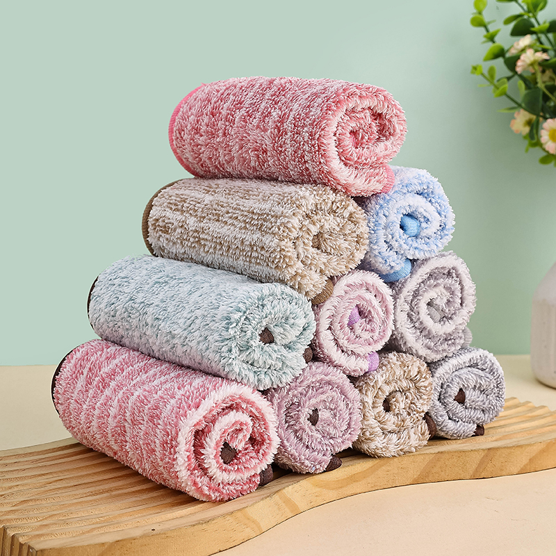 厨房抹布吸水吸油去污洗碗擦碗布加厚款强吸水布去污洗碗百洁布