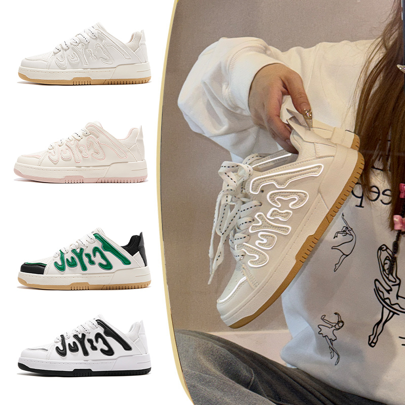 feiyue/飞跃厚底小白鞋2025秋季上新爆款男女情侣款板鞋休闲鞋730