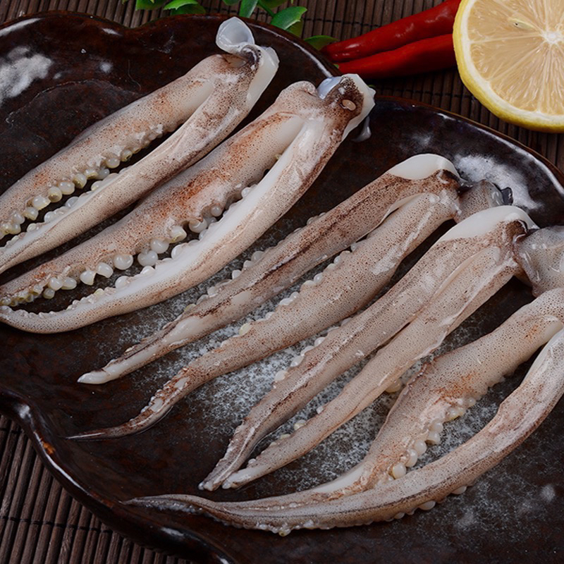 -新鲜脆口小鱿鱼须500g/包 到手7包速冻海鲜烧烤火锅食材