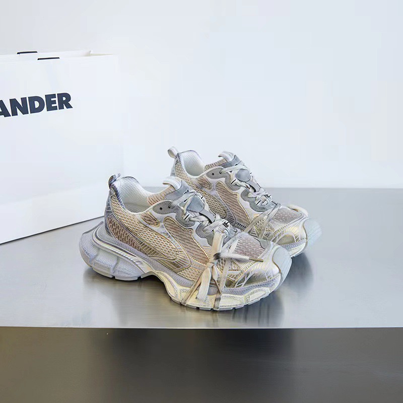 做旧复古老爹鞋女2024年新款厚底增高时尚百搭透气休闲运动鞋子潮