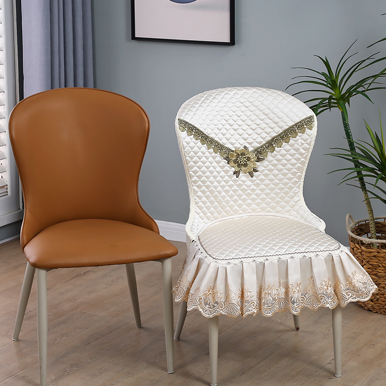 帽子轻奢椅套弧形椅子套罩全包防滑加棉加厚轻奢四季通用餐椅套