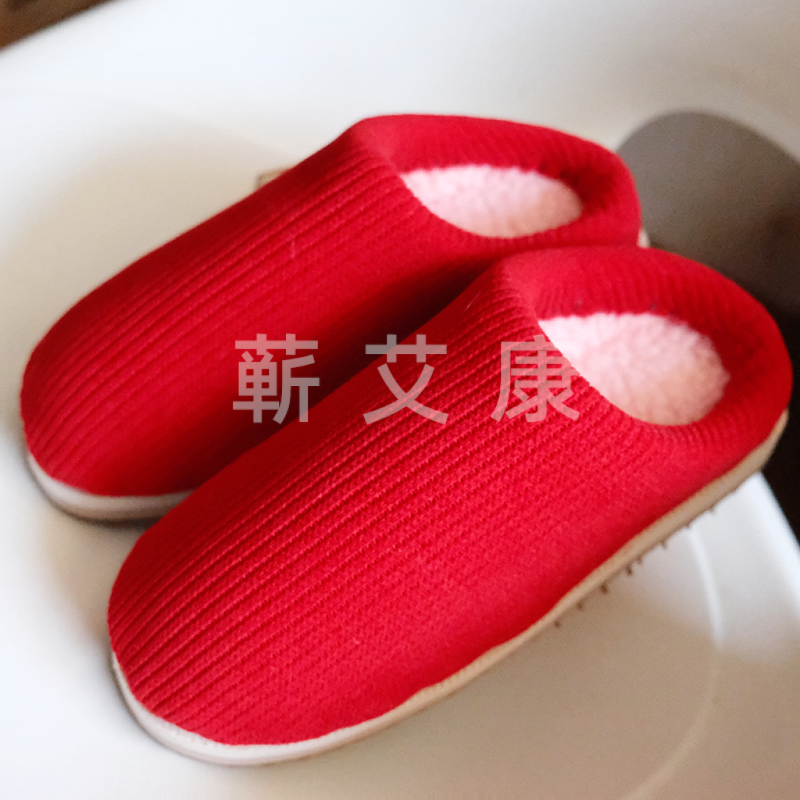 【欧棉绒】纯手工编织居家厚底加绒保暖日式棉手工棉拖鞋棉鞋毛线