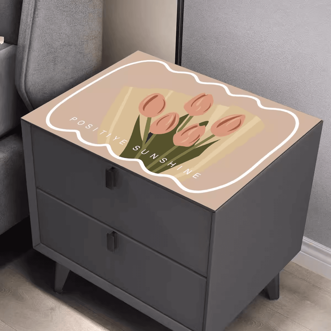 硅藻泥床头柜盖布免洗桌面保护垫耐磨耐脏盖巾洗衣机可裁剪盖垫子