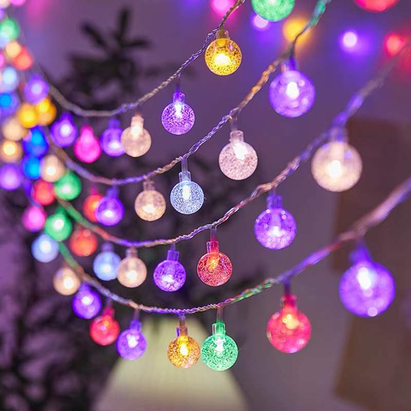 太阳能彩灯户外防水满天星串灯房间圣诞装饰节日灯串星星灯氛围灯