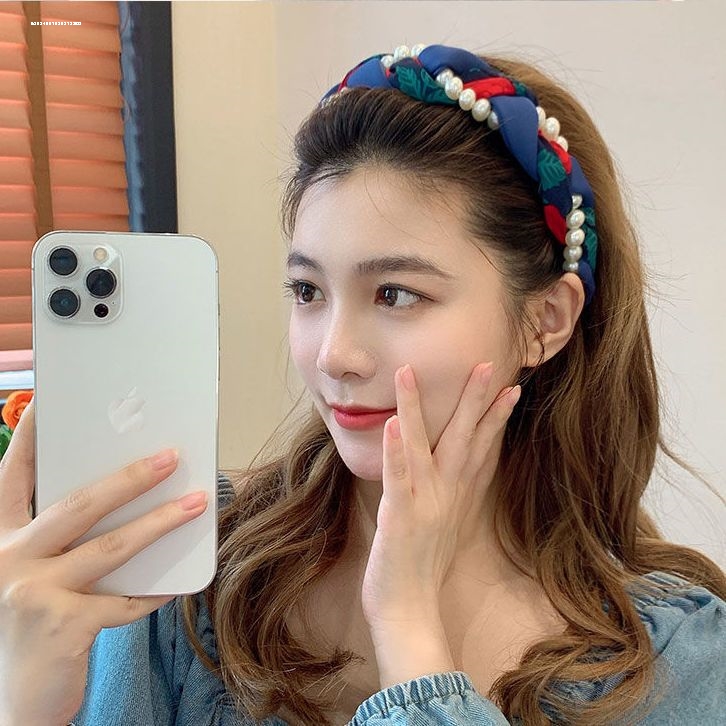 防滑甜妹头箍气质压发丝绒发箍小众精致头饰质感设计外出少女