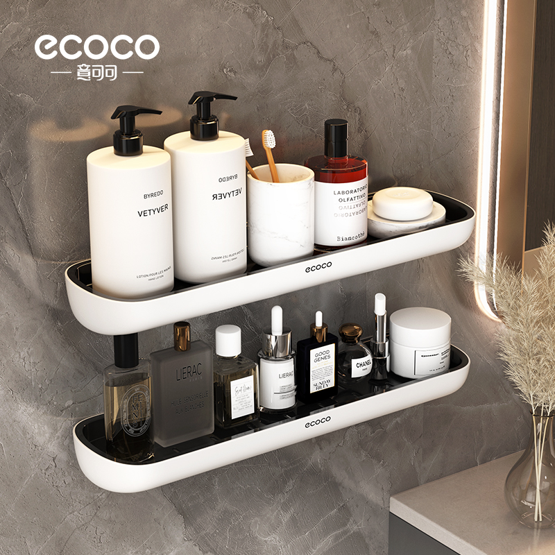 厨房卫生间浴室置物架免打孔马桶小物件厕所置物架壁挂式防水挂墙