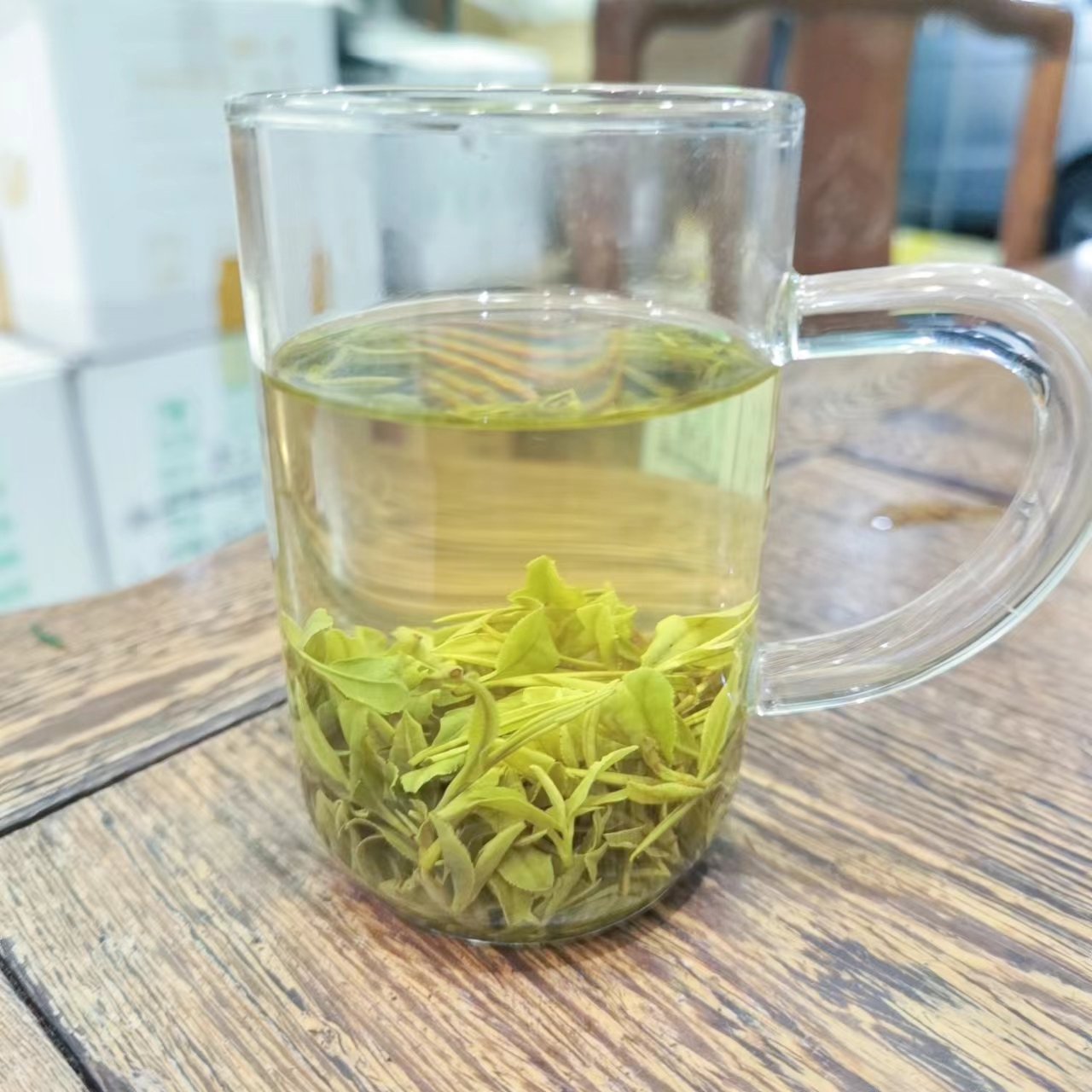 武莲绿茶2025年新茶(A3)小叶种土茶 栗香浓耐泡型家乡茶盒装