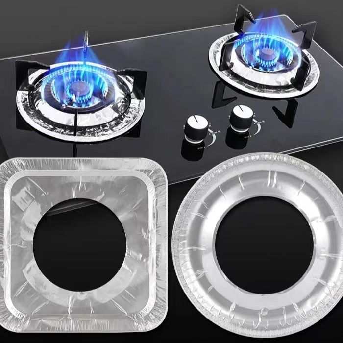 【拍1发10】燃气灶具铝箔纸保护煤气炉保护垫圈灶台垫防油污耐高温