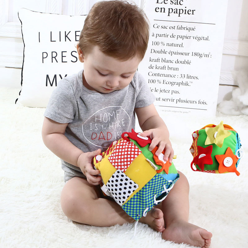 蒙氏益智手指精细动作忙碌球玩具儿童纽扣子幼儿园早教训练教具