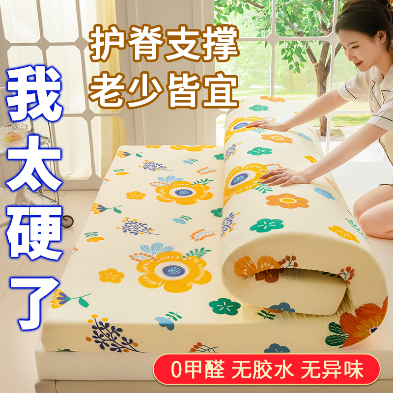 高密度加硬海绵床垫家用榻榻米大炕垫可折叠学生宿舍打地铺可定制