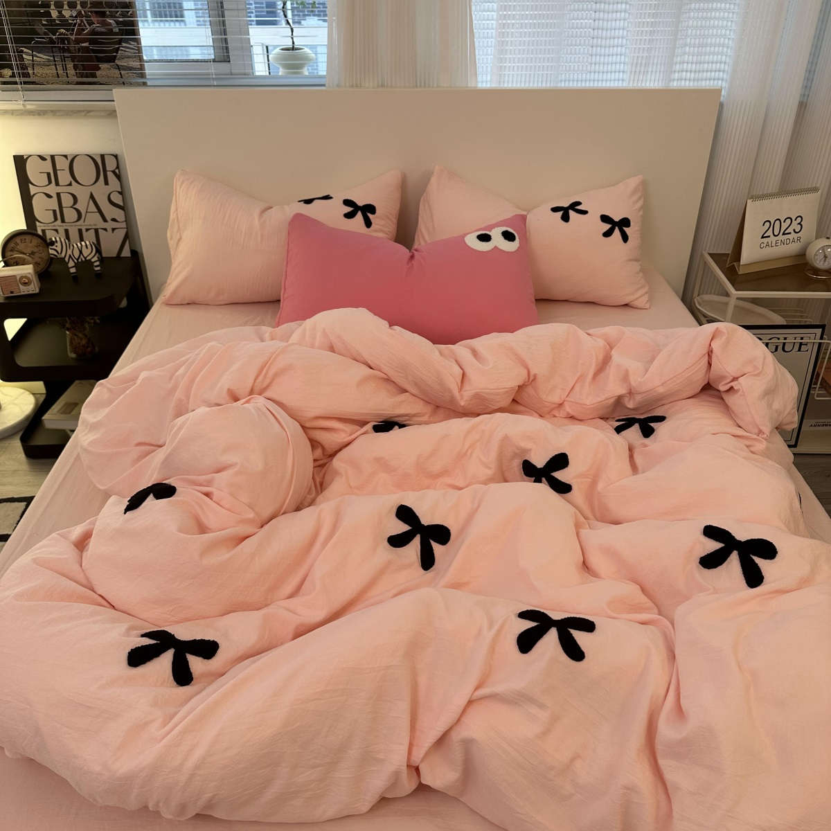 超柔软ins-风毛巾绣婴儿可以放心睡四件套学生宿舍三件套四季款--