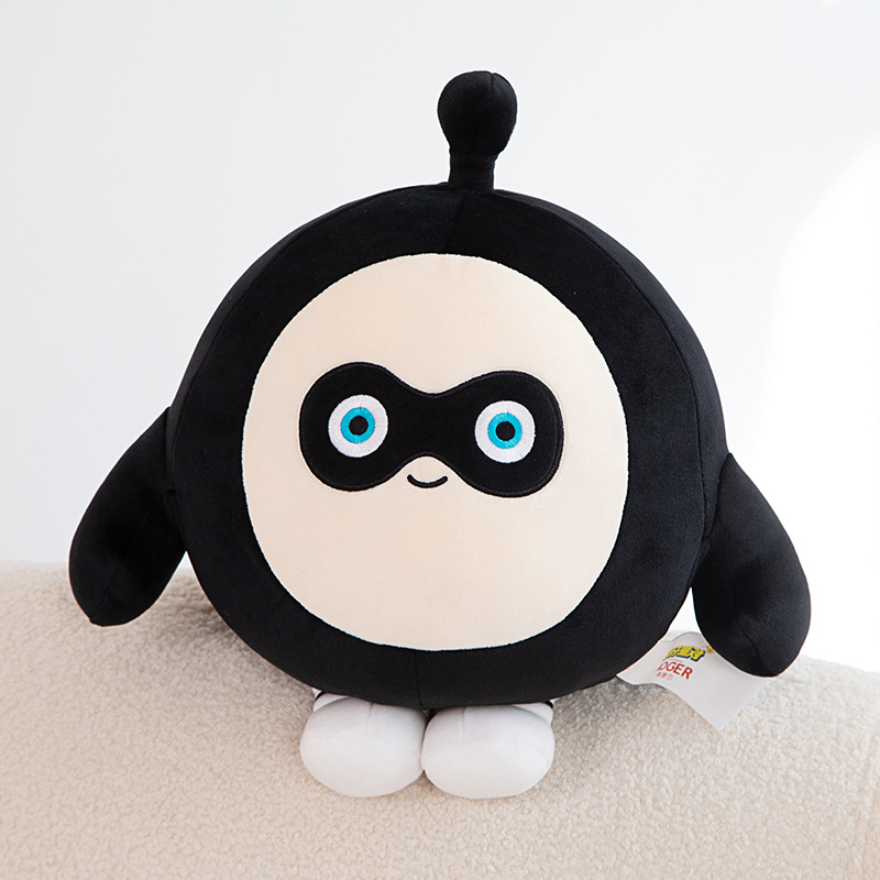 正版蛋仔派对公仔毛绒玩具挂件玩偶黑蛋娃娃周边抱枕儿童生日礼物