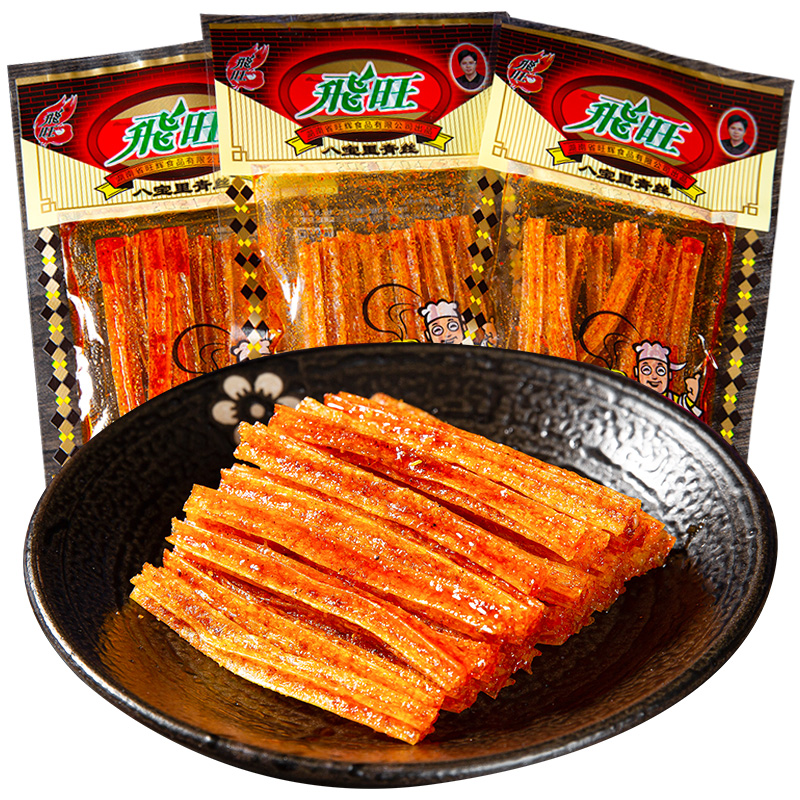 FEIWANG/飞旺辣条八宝里青丝臭干子8090回忆儿时怀旧零食休闲食品
