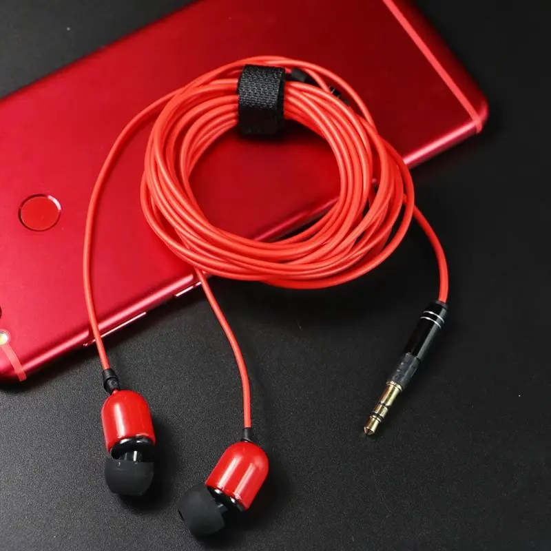 直播耳机监听加长线高音质主播降噪入耳式手机电视声卡3米耳机