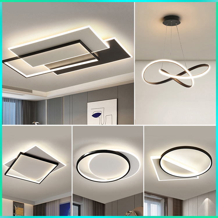 客厅大灯简约现代大气餐厅吊灯2025年新款卧室吸顶灯具全屋套装灯