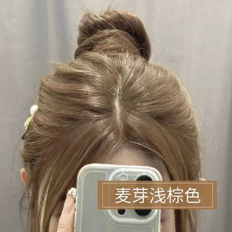植物麦芽浅棕色染发膏2024流行色天然纯女学生自己在家染发剂免漂