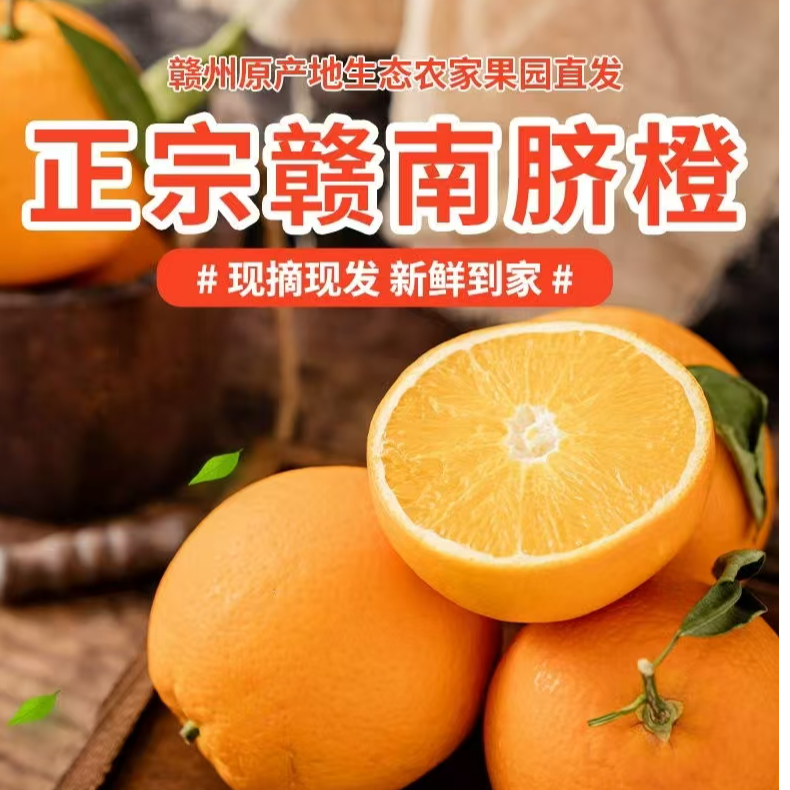 正宗江西赣南脐橙自家果园现摘现发5斤/10斤包邮