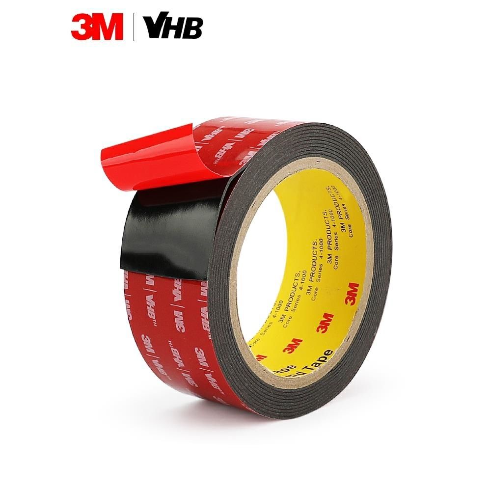 3m双面胶高粘度强力车用双面胶加厚VHB双面胶ETC支架雨眉胶带粘贴