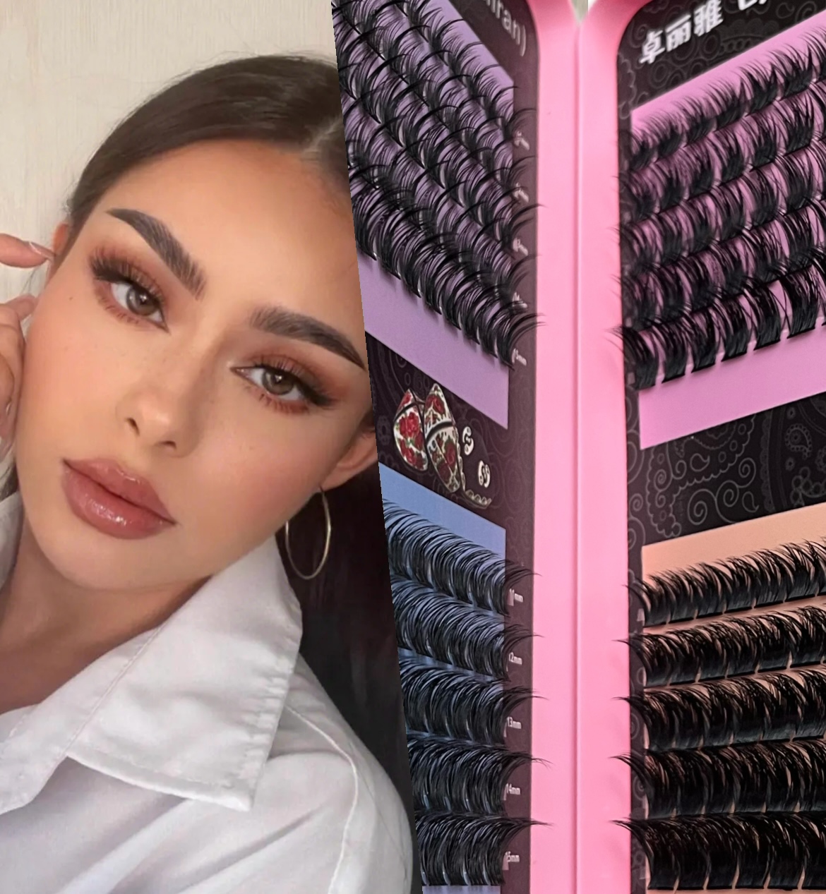 卓丽雅推荐deleyza加长粉盒睫毛书（一本书四种款式)Sharan