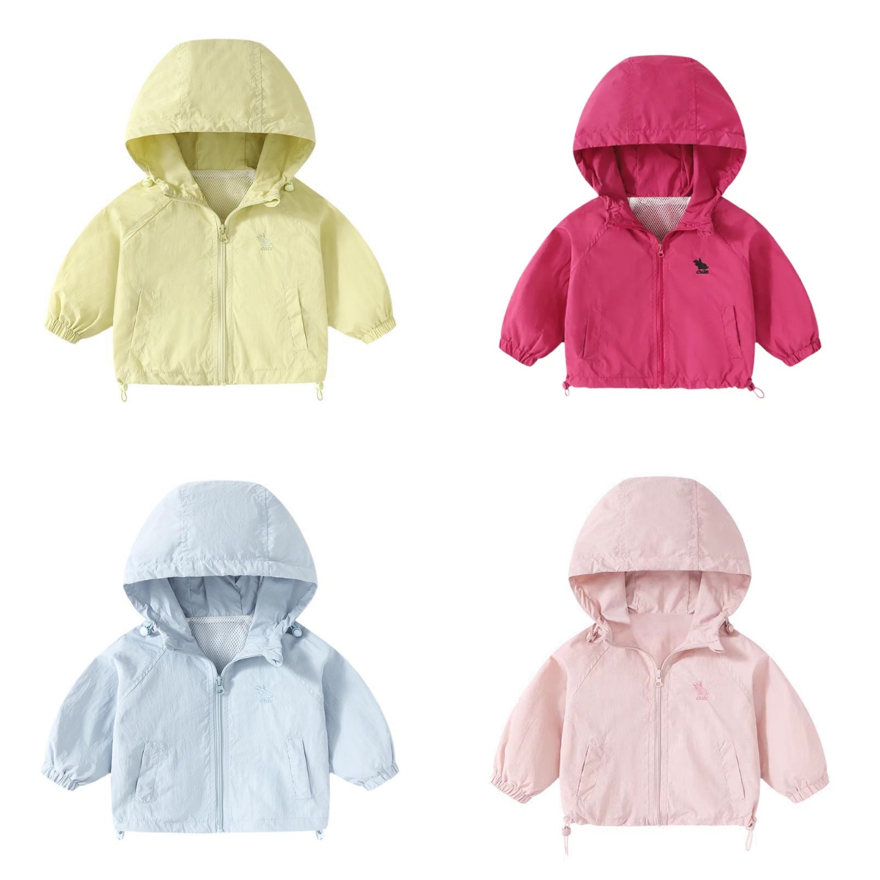 儿童早秋款外套冲锋衣2025宝宝上衣男女童夹克秋季韩版纯色二合一