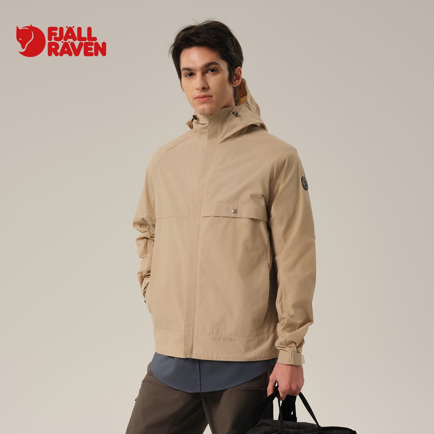 Fjallraven/北极狐 2025男士户外轻量防风工装夹克外套082511004