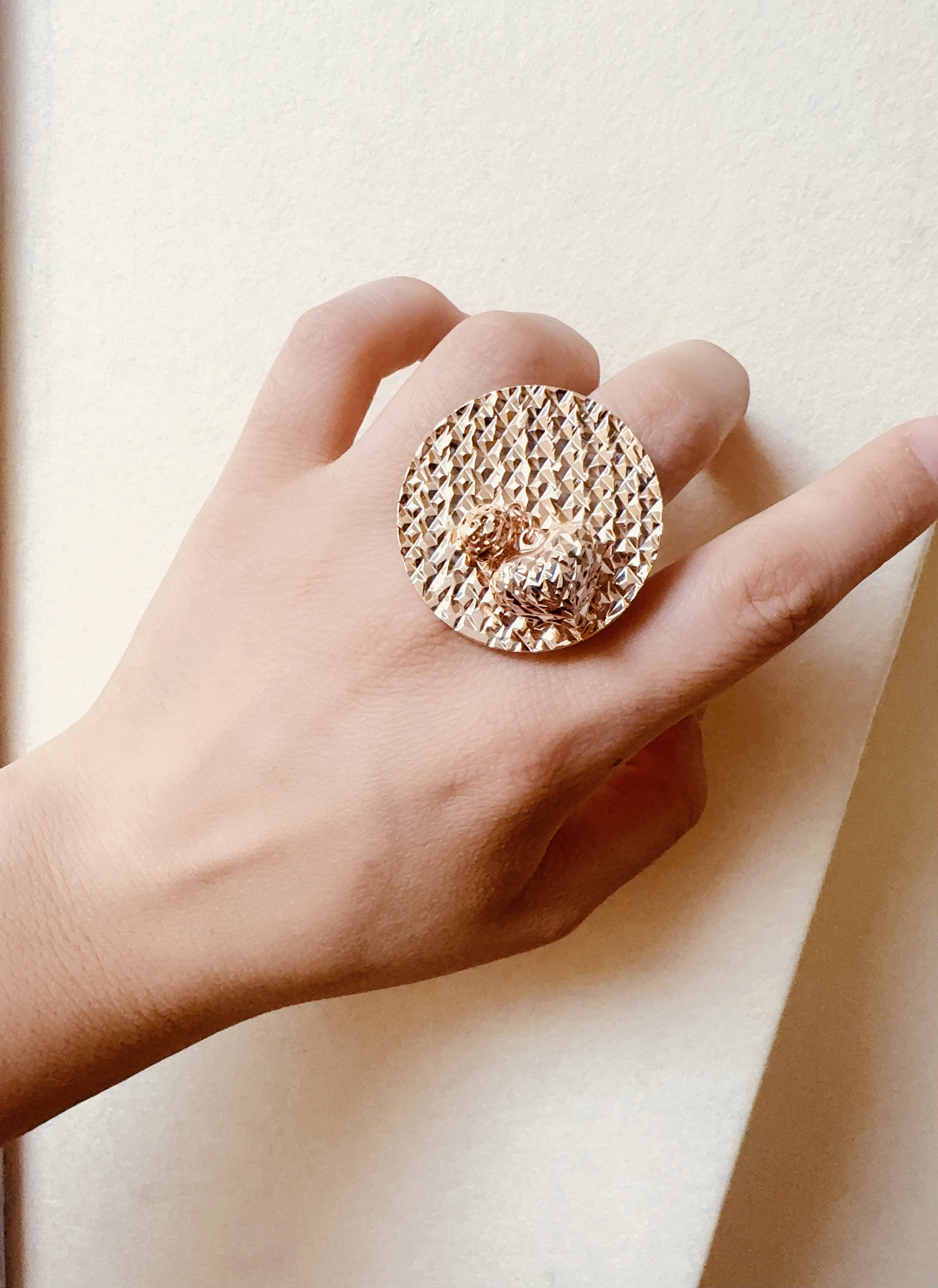 铜合金戒指 parilar新款玫瑰金色个性气质款戒指时尚798