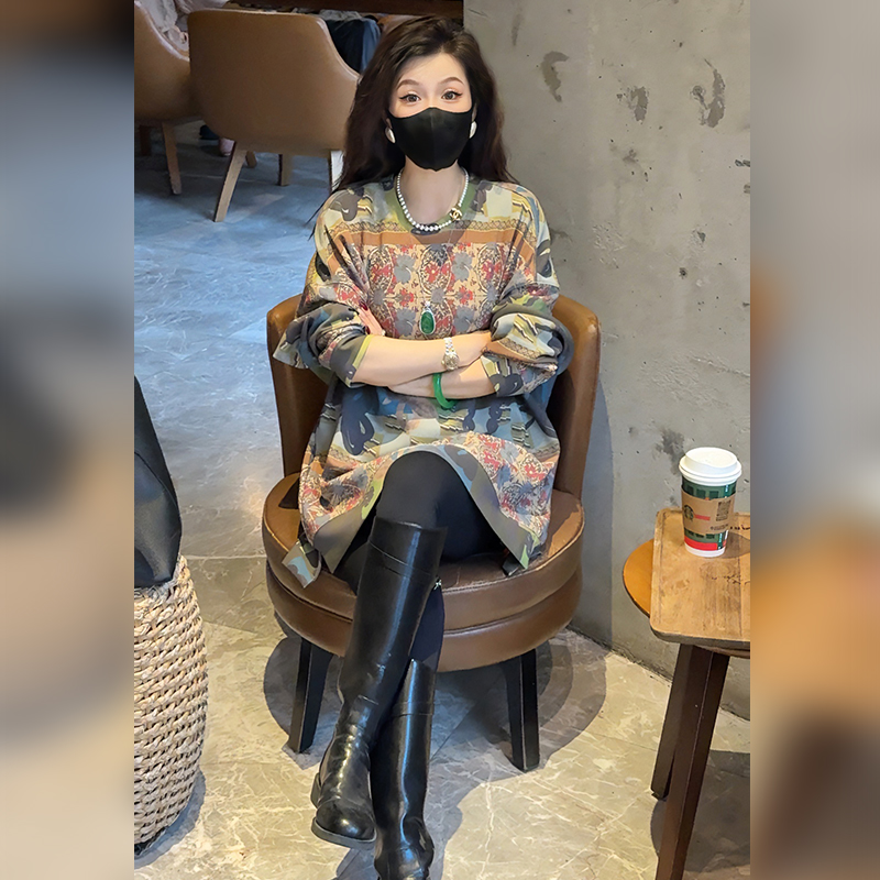 【Linda姐高端线】秋冬新款时尚洋气百搭女装上衣卫衣AF5SWY0573