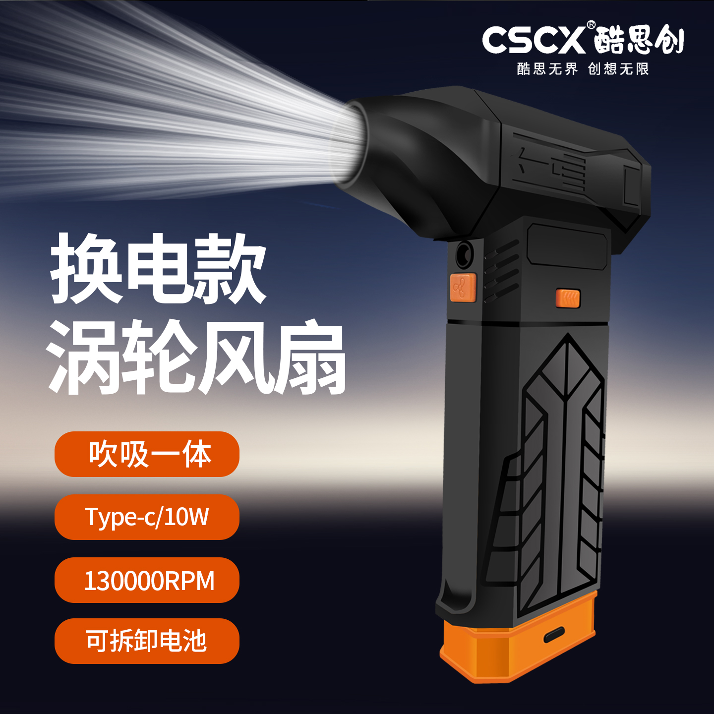 F3暴力风扇大风力涡轮风扇 户外烧烤助燃 落叶清理家庭必备神器