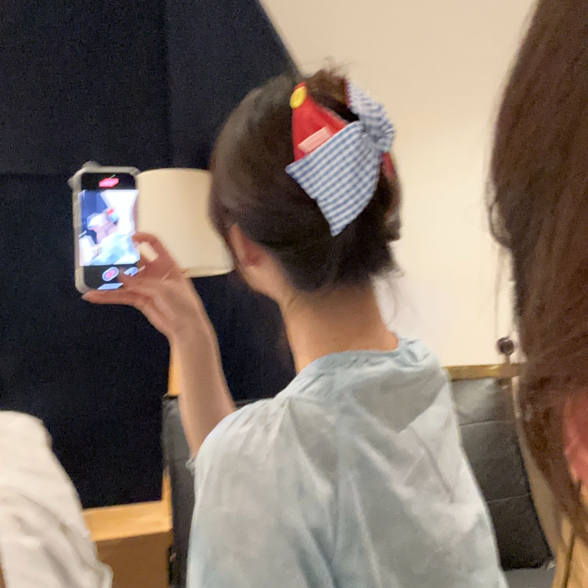 元气满满条纹撞色抓夹高马尾小众鲨鱼夹甜美少女心ins发饰