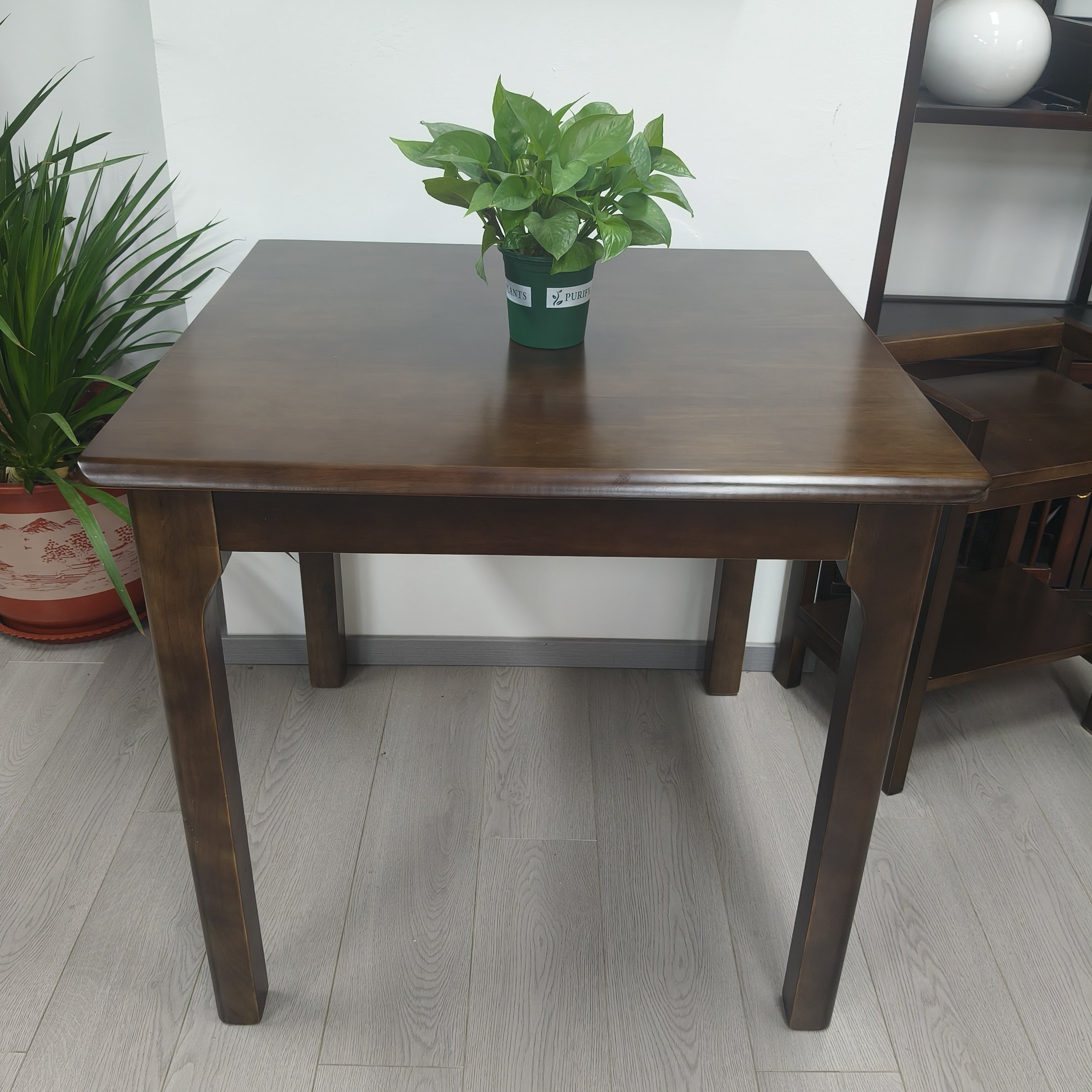 家用实木餐厅正方形餐桌棋牌桌八仙桌实木小方桌八仙桌掼蛋专用桌