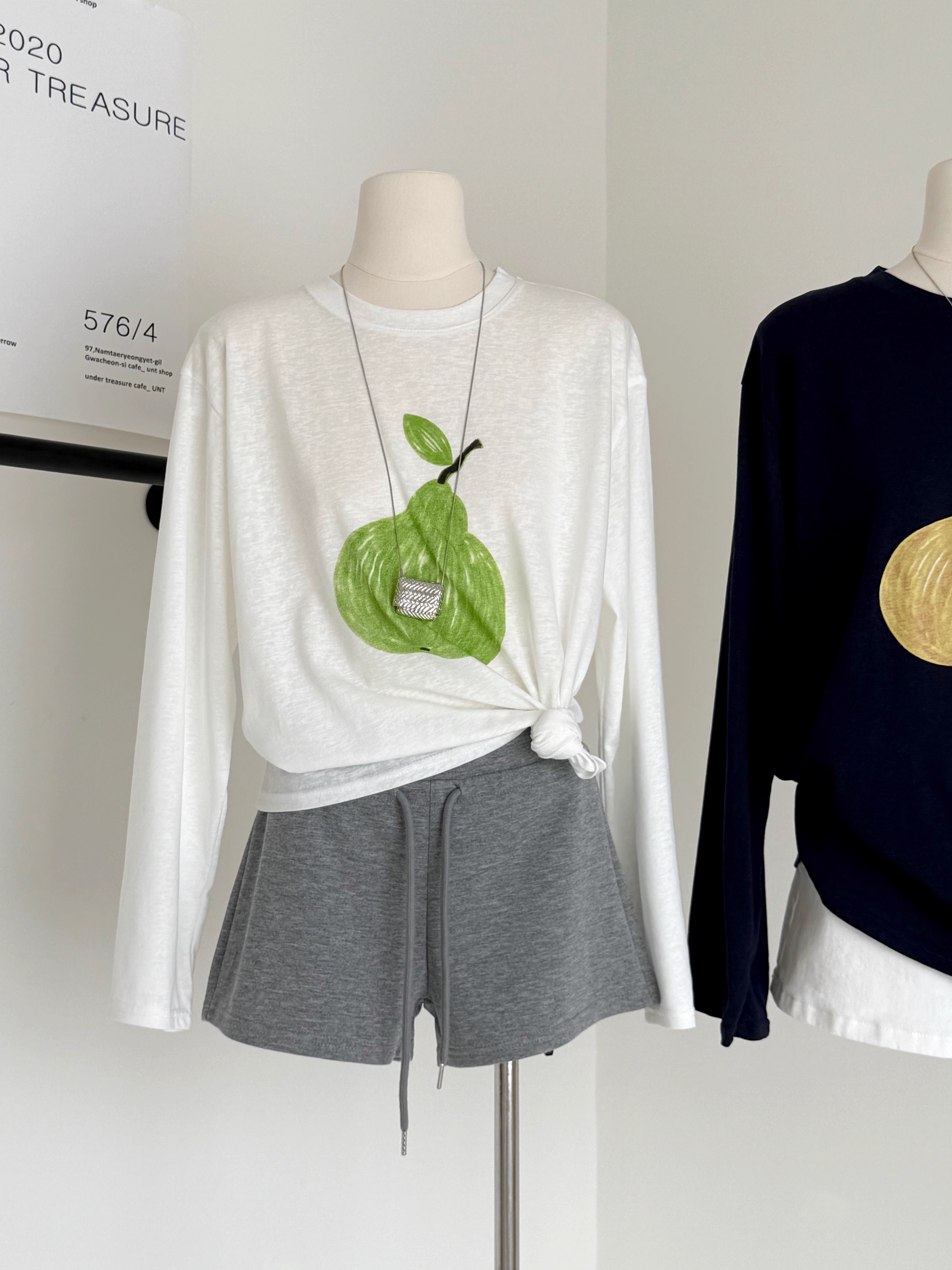 冰爽透气防晒罩衫女薄款夏日印花宽松白色长袖t恤圆领慵懒风上衣