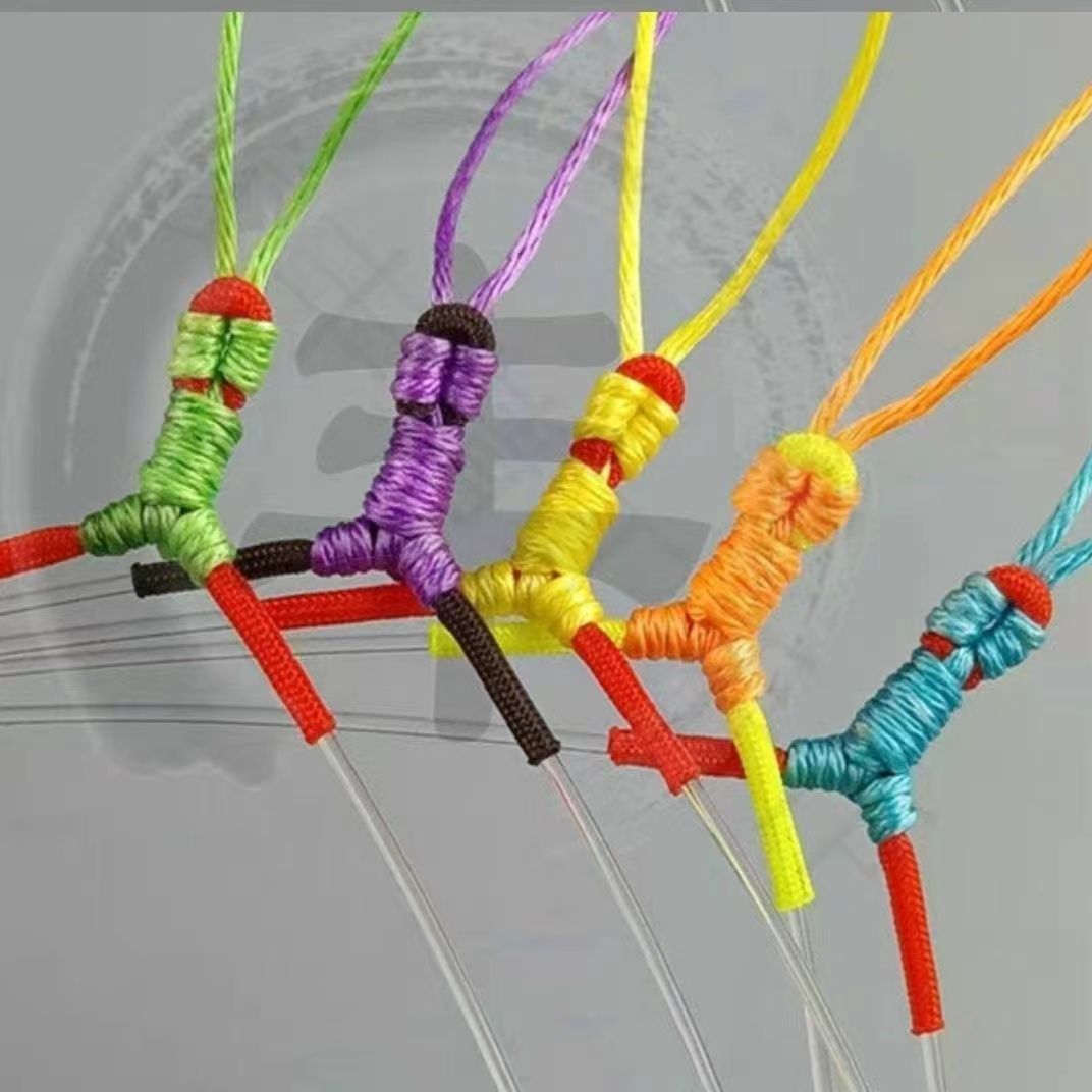 成品纯手工绑制青鱼专用分叉子线青鱼PE加固防缠绕大物子线双钩