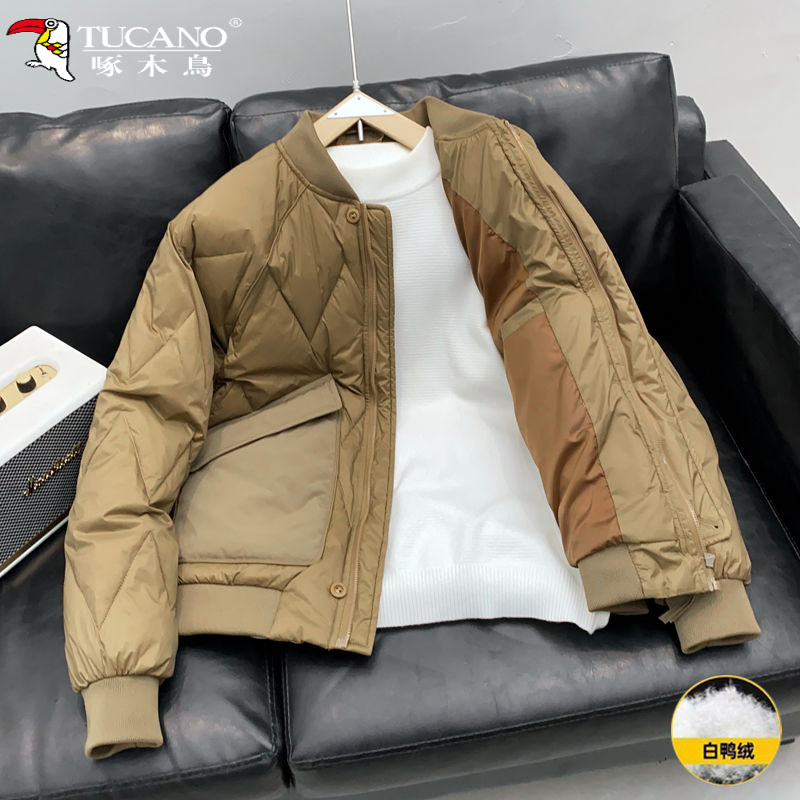 TUCANO/啄木鳥韩版时尚2025青年轻薄加厚外套新款羽绒服潮牌男士
