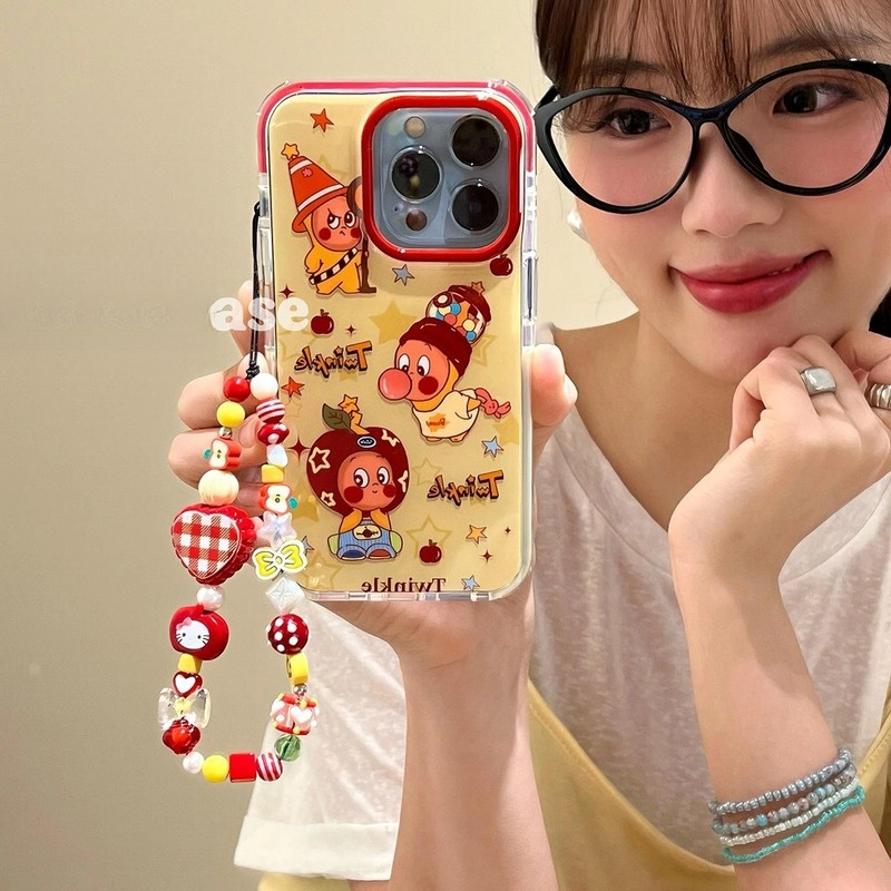 适用趣味可爱ins风卡通星星小人插画苹果16promax手机壳iphone14