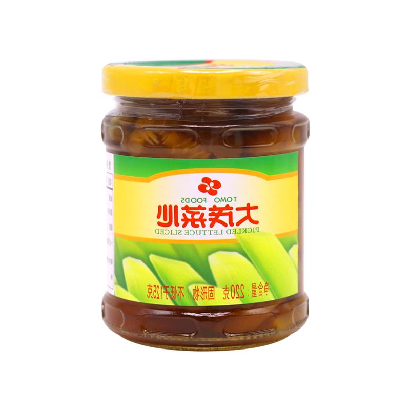 大茂菜心220g*4装罐头即食开味咸菜下饭菜莴笋酱菜早餐配粥小菜