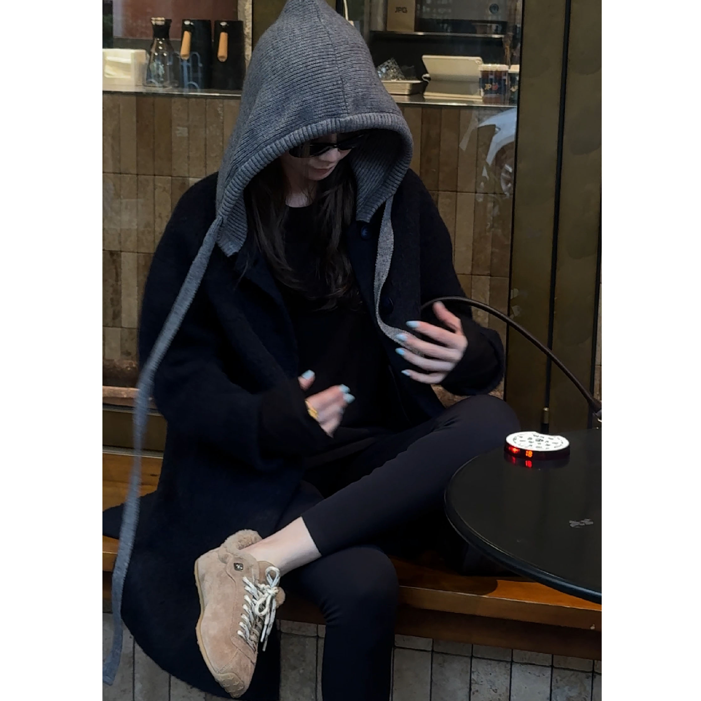 MMEKOR“安妮大衣” 2025新款秋款智性通勤时髦毛呢外套 30912